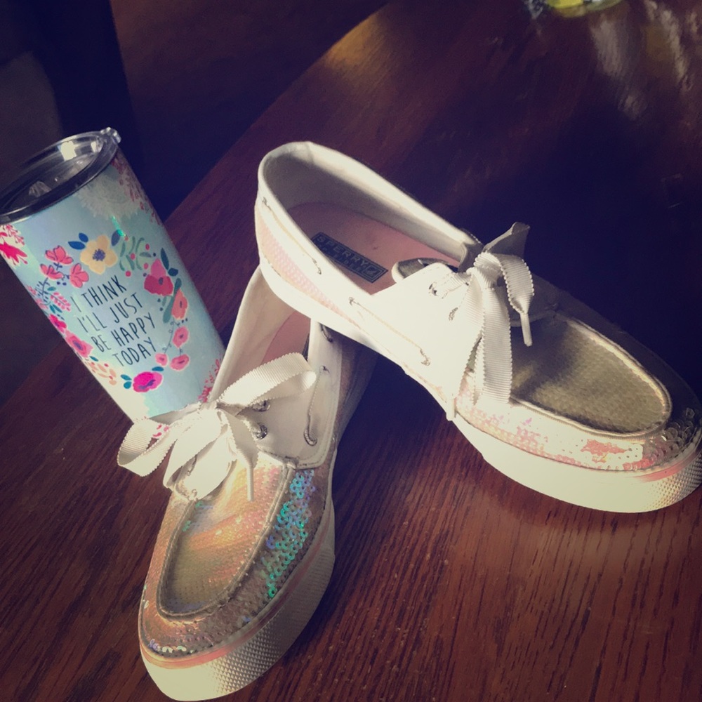 Iridescent Sperry Boat Shoes